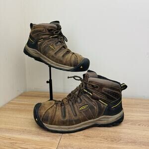 Keen Utility Flint II Brown Leather Work Boot Men’s Size 11